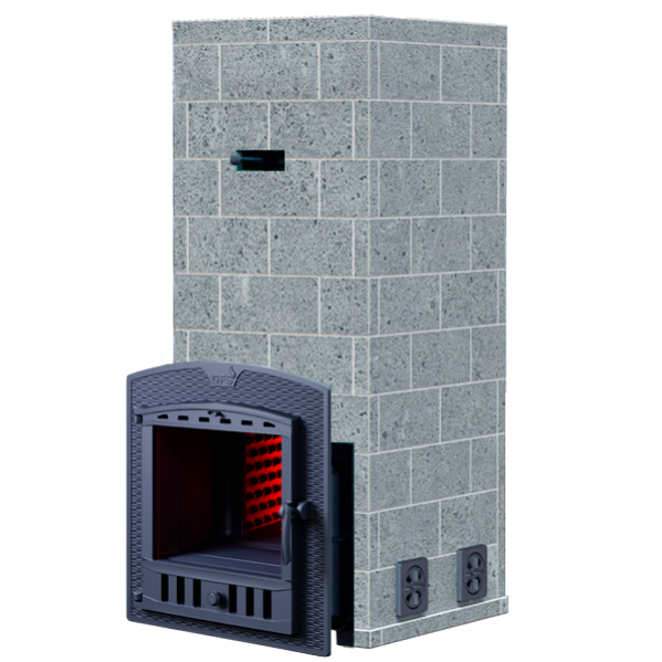 На фото изображено: Облицовка для печей Русский пар Гром 30 Талькомагнезит кирпич (1555/45)