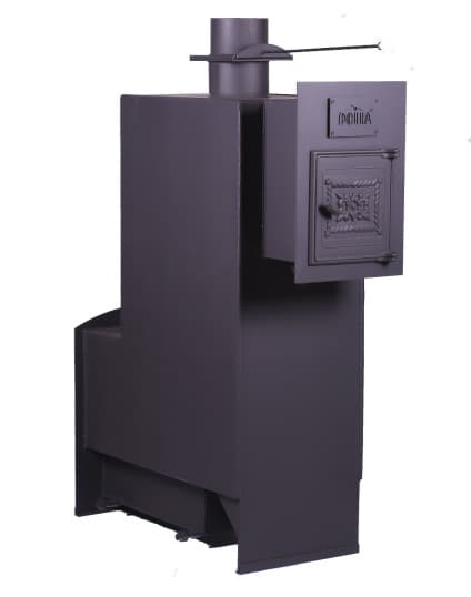 На фото изображено: Печь для русской бани № 06 дверца "ОНЕГО" (16-24м3)