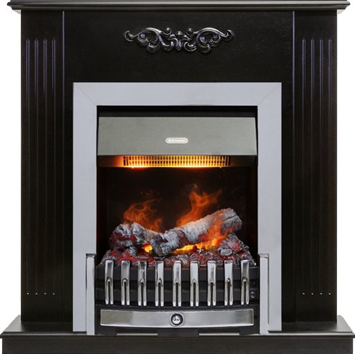 Каминокомплект Lumsden - Венге с очагом Danville Chrome FB2