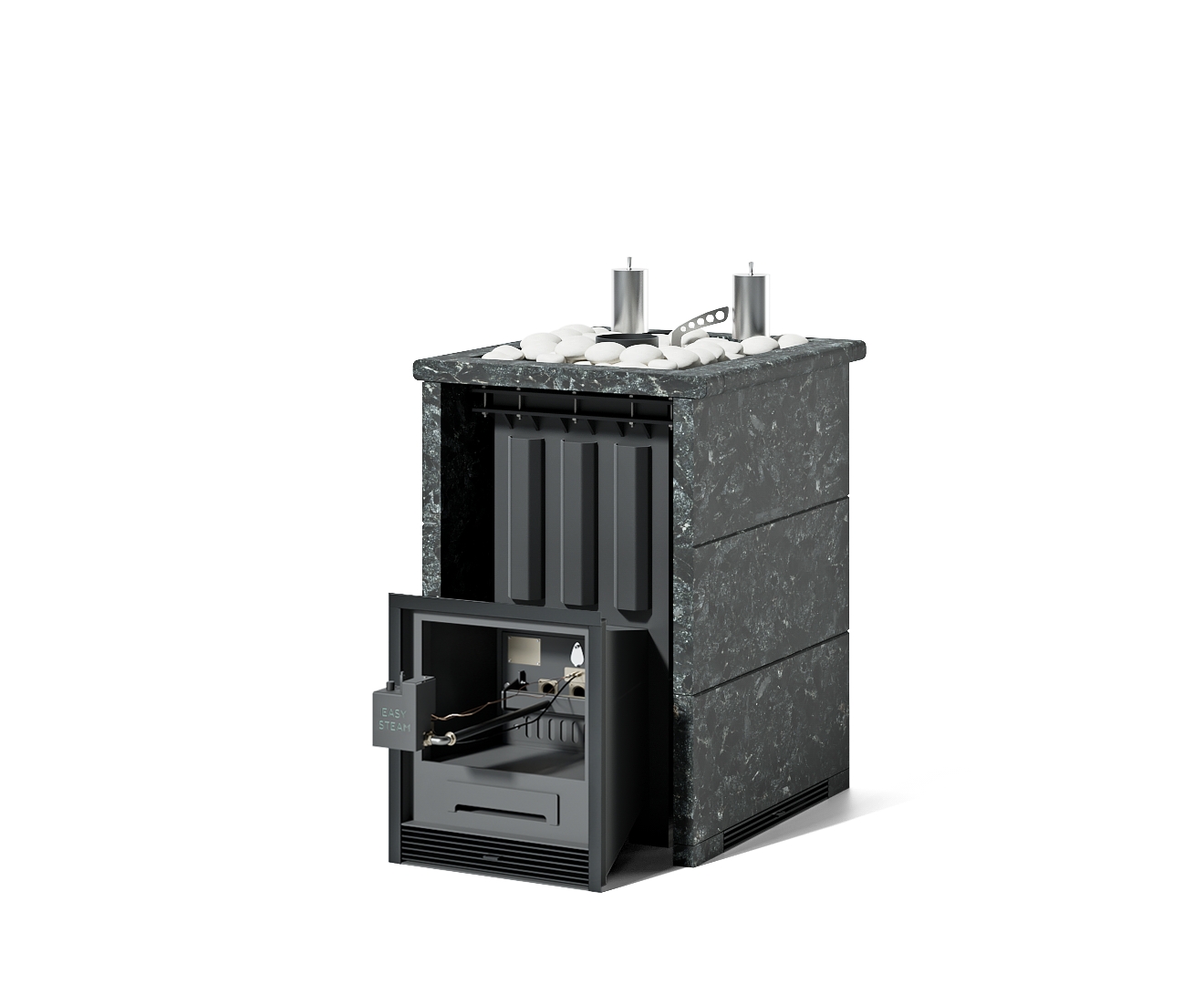 Печь Анапа К в трехстороннем кожухе