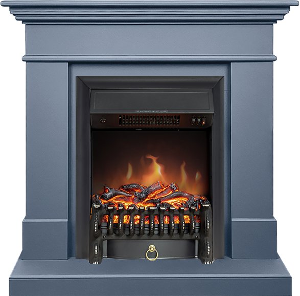 Каминокомплект California STD CRM (Разборный) - Санд антрацит с очагом Fobos FX Black