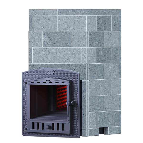 На фото изображено: Облицовка для печей Классика GFS ЗК 25/30 Кирпич Талькомагнезит (1000/45)