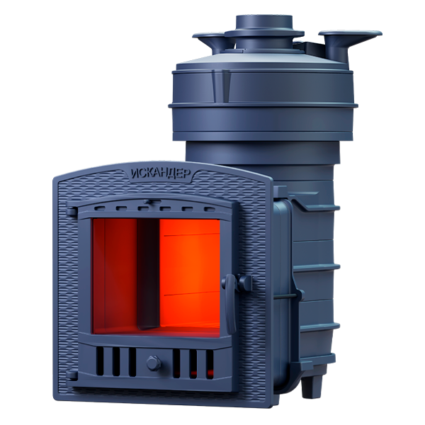 Чугунная печь для бани Искандер ЗК 18 (П2) Pro