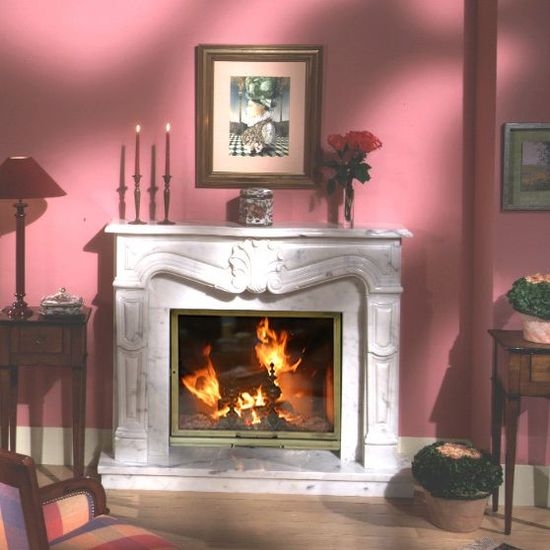 На фото изображено: Портал GOYA, Blanco Statuario (Crumar)