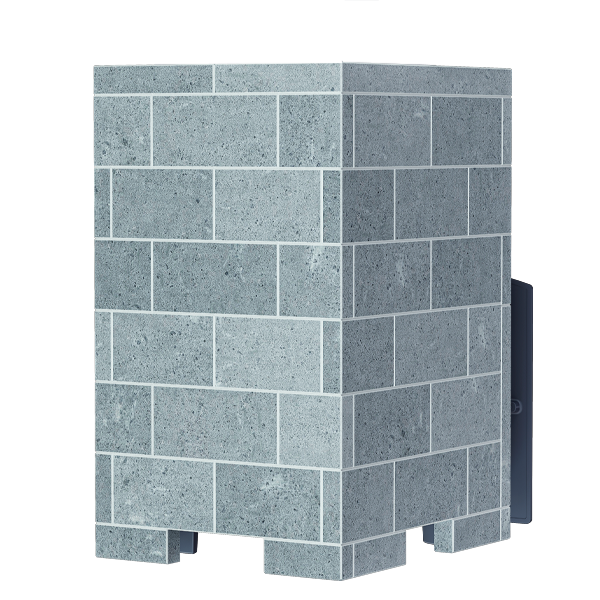 Облицовка для печей Классика GFS ЗК 25/30 Кирпич Талькомагнезит (1000/45)