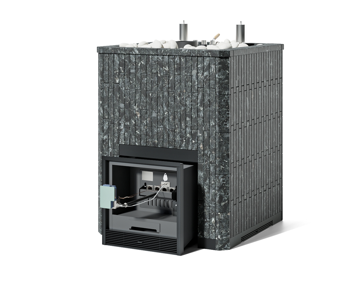 Печь Домна 60 К в полноценном наборном кожухе